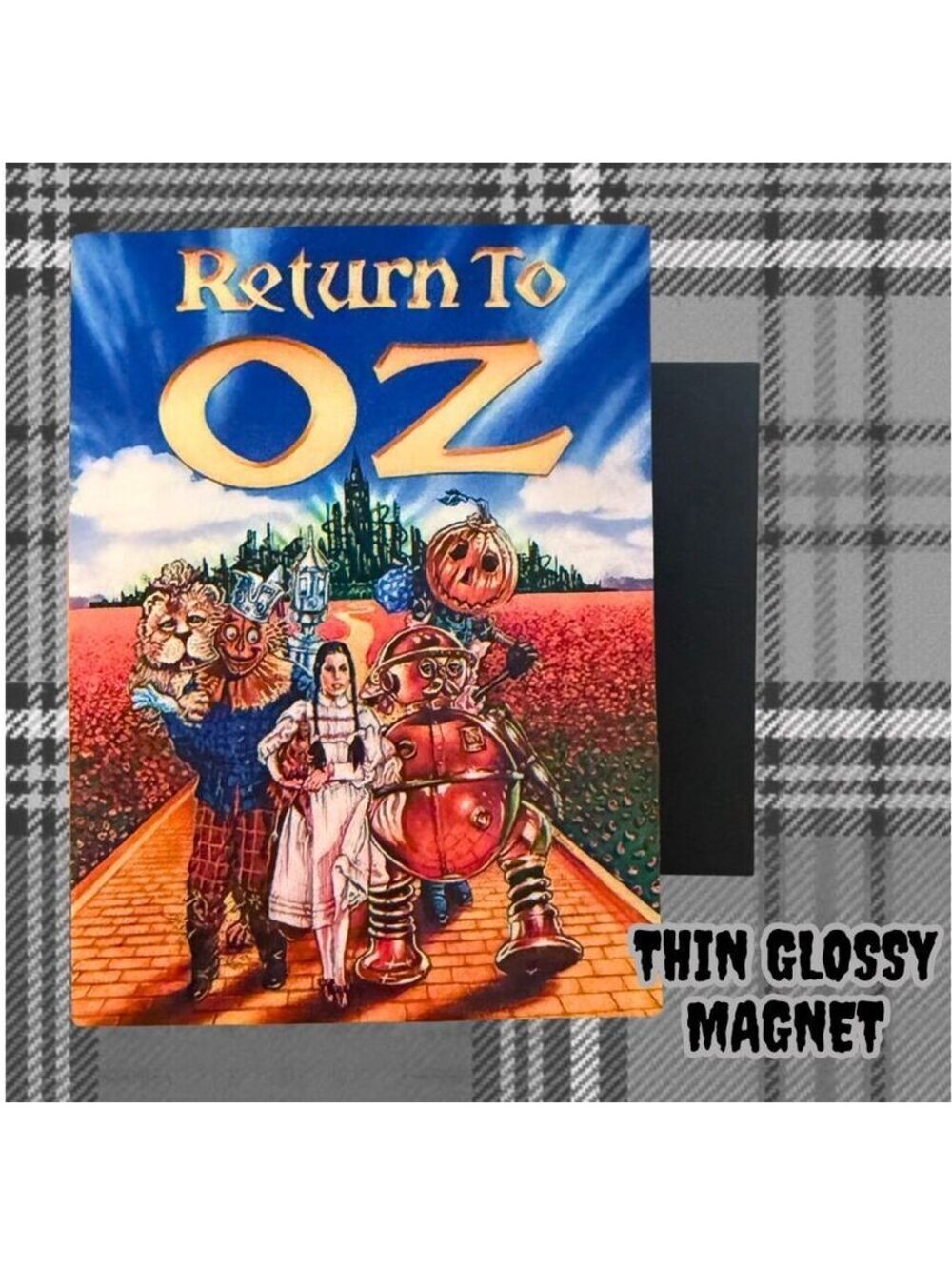Return to Oz 1985 Movie Poster 3x4 Handmade Magnet